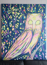 Load image into Gallery viewer, "A Starry Winters Night" Original Acrylic Painting