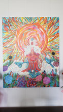 Load image into Gallery viewer, "The Mesmerizing Sun"- Original Acrylic Painting