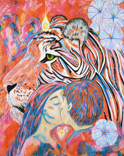 Load image into Gallery viewer, "Mysterious Love" Original Acrylic Painting