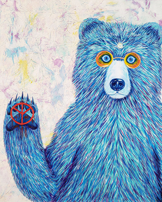 "Bear Necessities" 24 inch by 30 inch Canvas