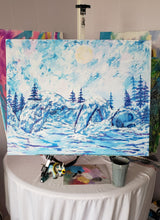 Load image into Gallery viewer, &quot;Winters Wonderland&quot;- Original Acrylic Painting
