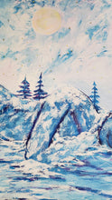 Load image into Gallery viewer, &quot;Winters Wonderland&quot;- Original Acrylic Painting
